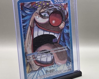 One Piece Card Display - Sleek Toploader Display Stand | 3D Printed Low-Profile Trading Card Holder for One Piece TCG & Toploaders