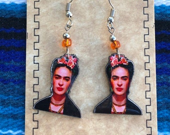 Traditional Earrings.Frida Khalo Earrings.Folckloric  Earrings Free shipping Mexican Earrings Filigrana