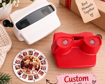 Personalized Photo Viewfinder Reel, Custom Photo Viewer, Anniversary Gift for Couples, Romantic Keepsake, Birthday Gift, Long Distance Gift