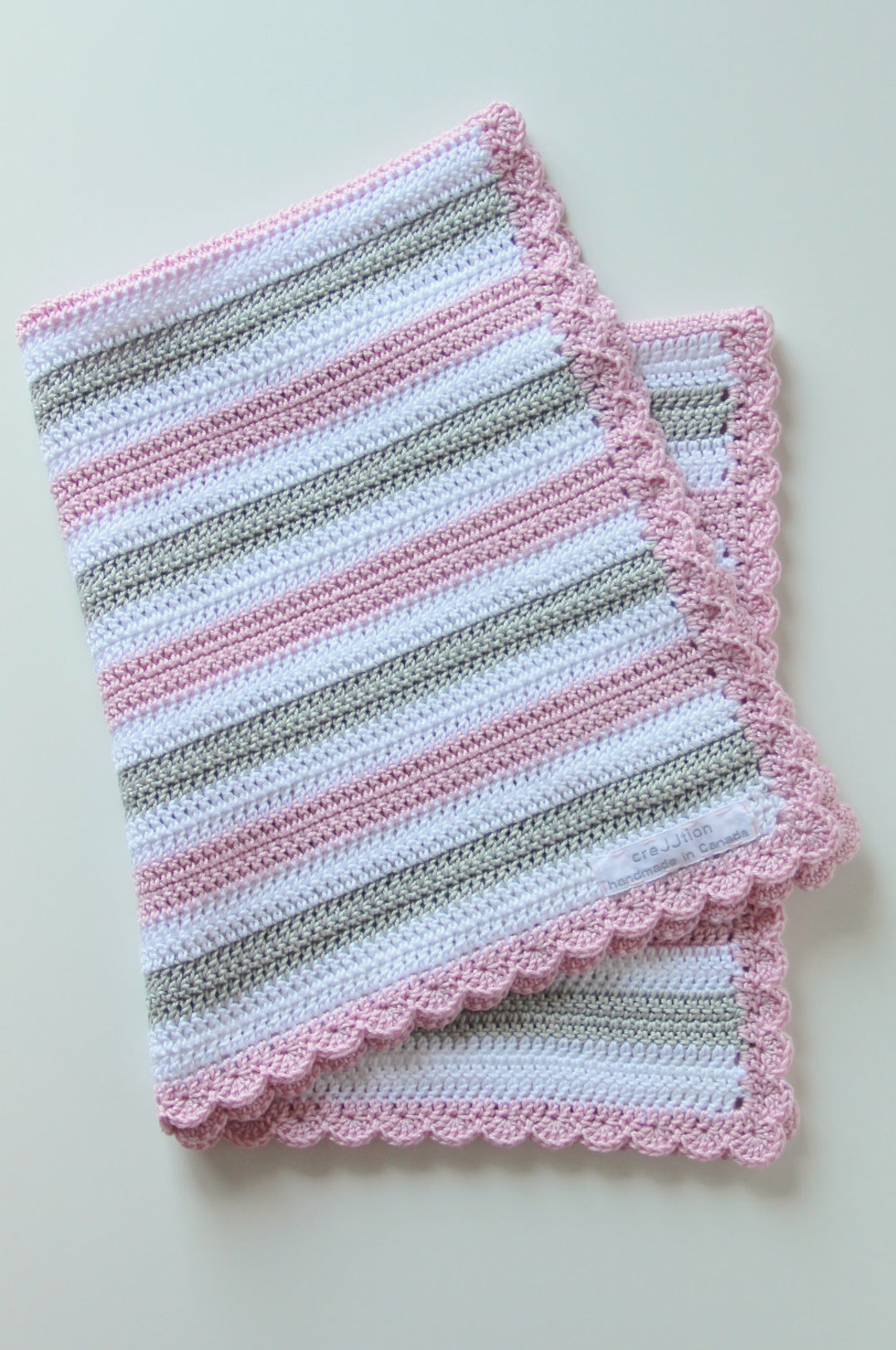 Crochet Pattern Newborn Baby Blanket Etsy