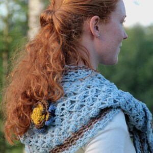 Crochet pattern Apple Picking Shawl image 3