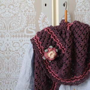 Crochet pattern Apple Picking Shawl image 2