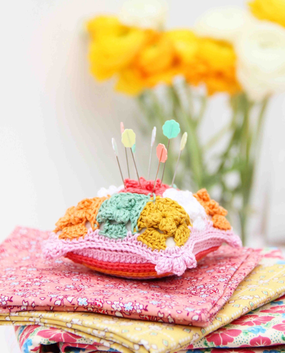 Crochet Pattern Pincushion Etsy