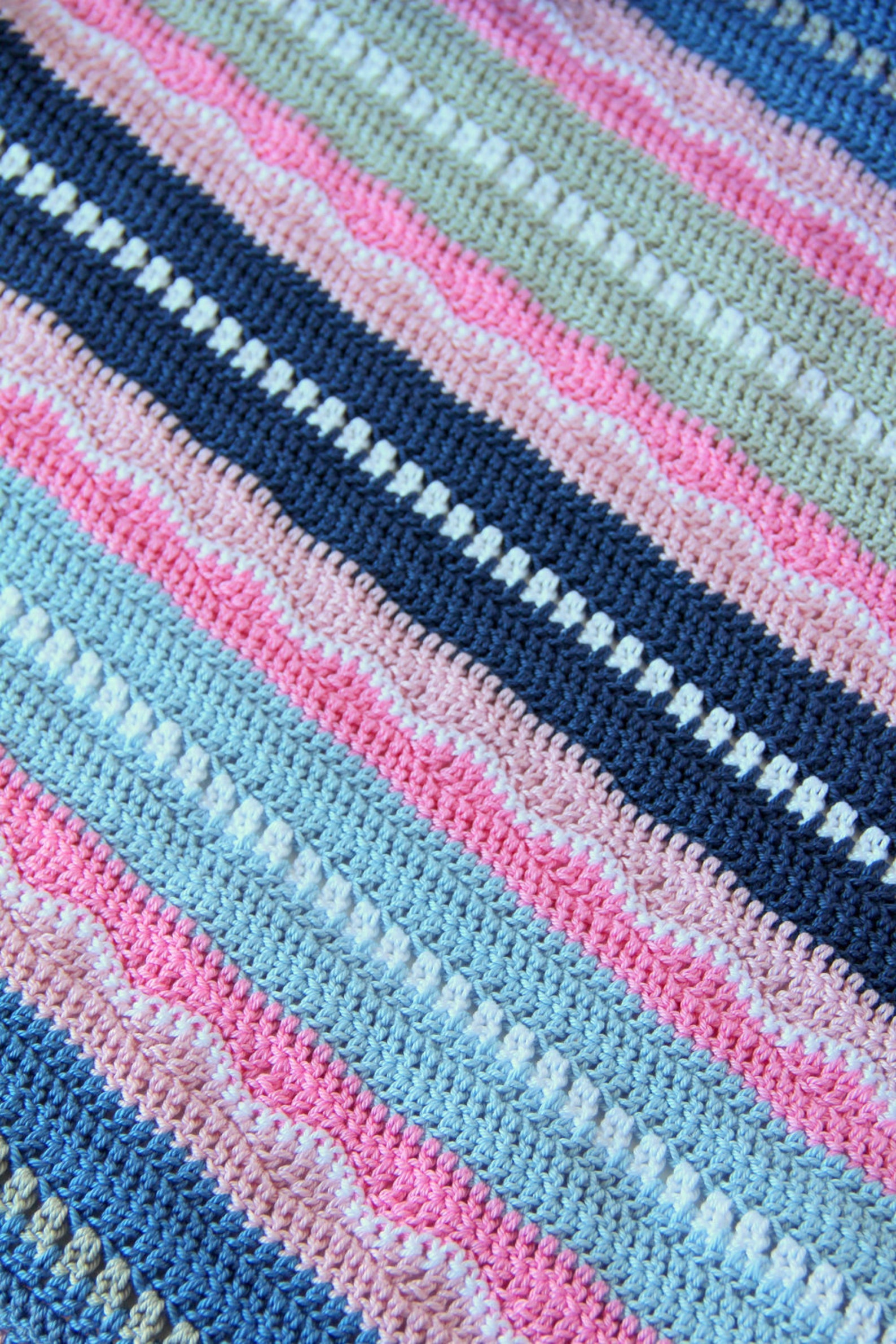 Crochet Pattern Newborn Baby Blanket Etsy