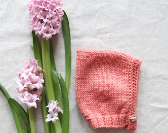 Classic Knit Baby Bonnet