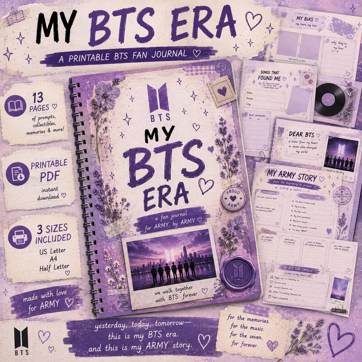 Bts Scrapbook - Etsy