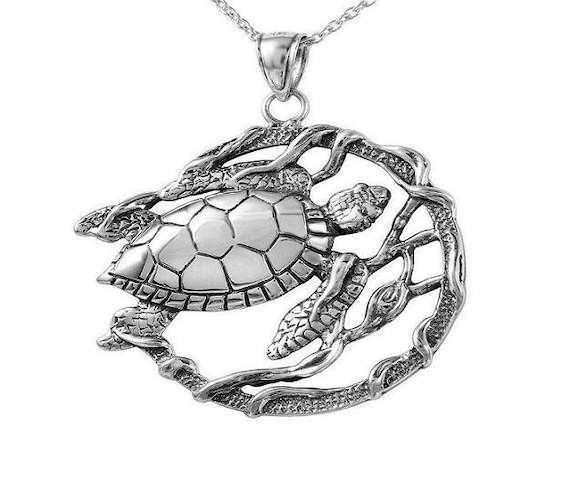 Sterling silver turtle jewelry sale