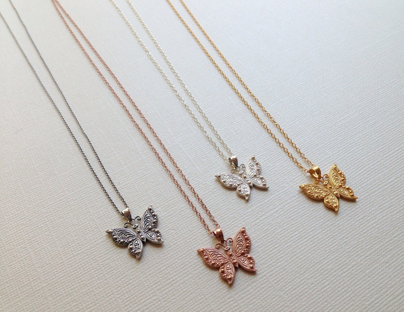 Monarch Butterfly Necklace main image 1