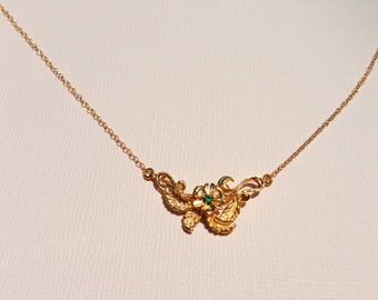 Me olvide no collar en plata de ley (18k chapado en oro de amarillo), Me olvide no joyería
