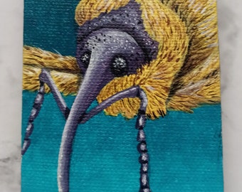 Cute Weevil Miniature Painting