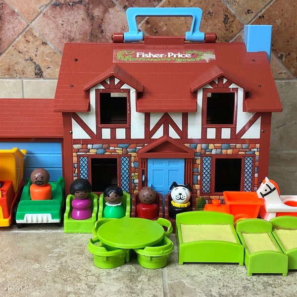 Vintage Fisher Price Play Family House