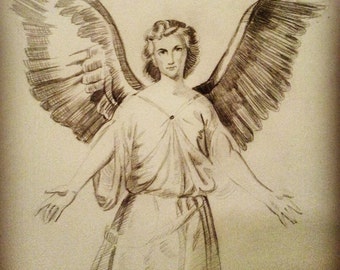 Archangel "Embrace"- Fine Art Print