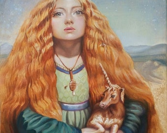 Bee a Dreamer Fine Art on Canvas ~ 11"x14" Framed