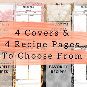 Luxury Aesthetic Recipe Pages - Doggy Cookbook Printable