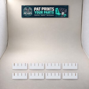 Interlocking Ornament Storage Dividers, 8 PETG Strips, Custom Color, Box Not Included