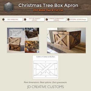 Christmas Tree Box Apron