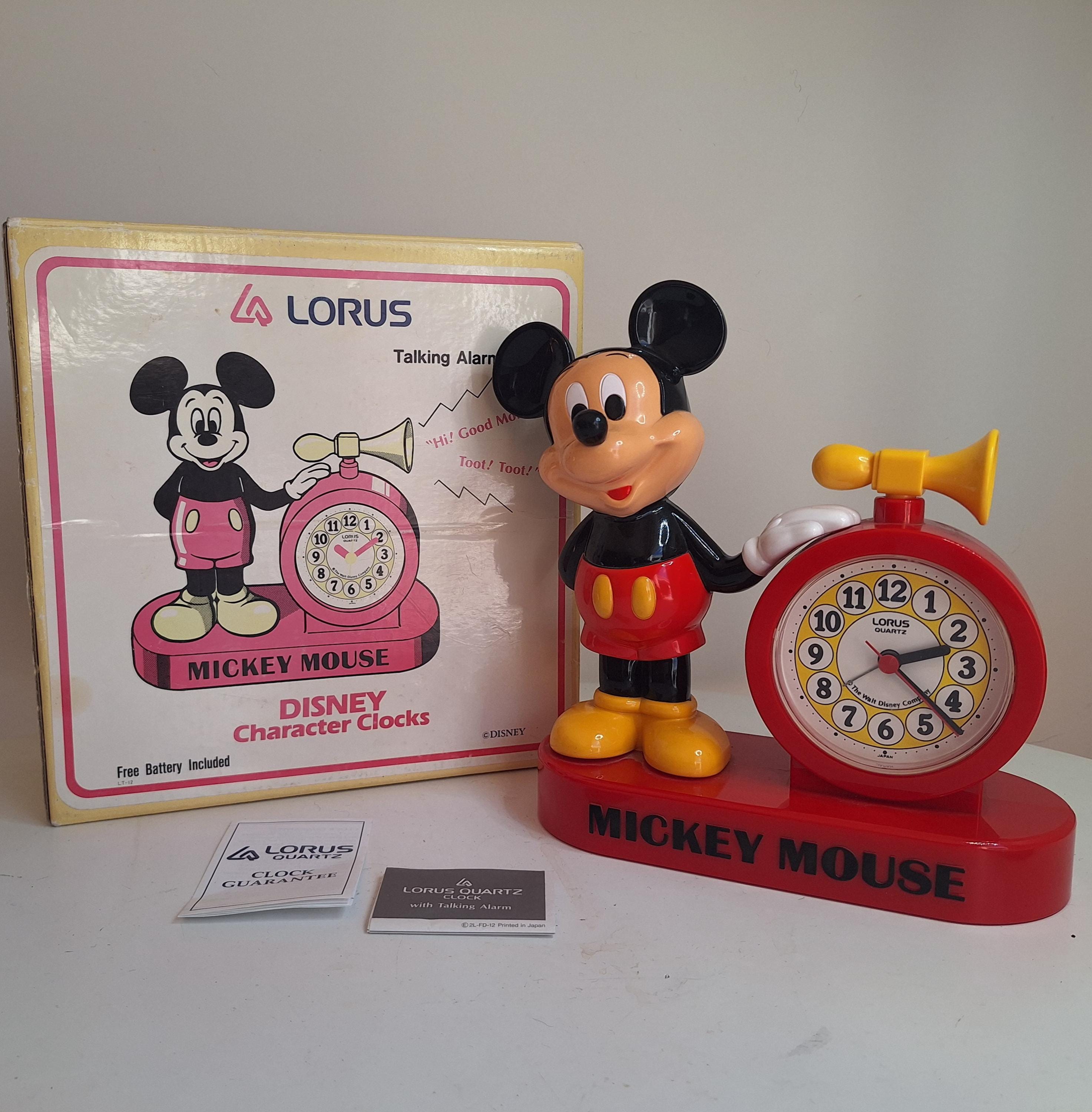 Vintage mickey mouse alarm clock - Etsy 日本