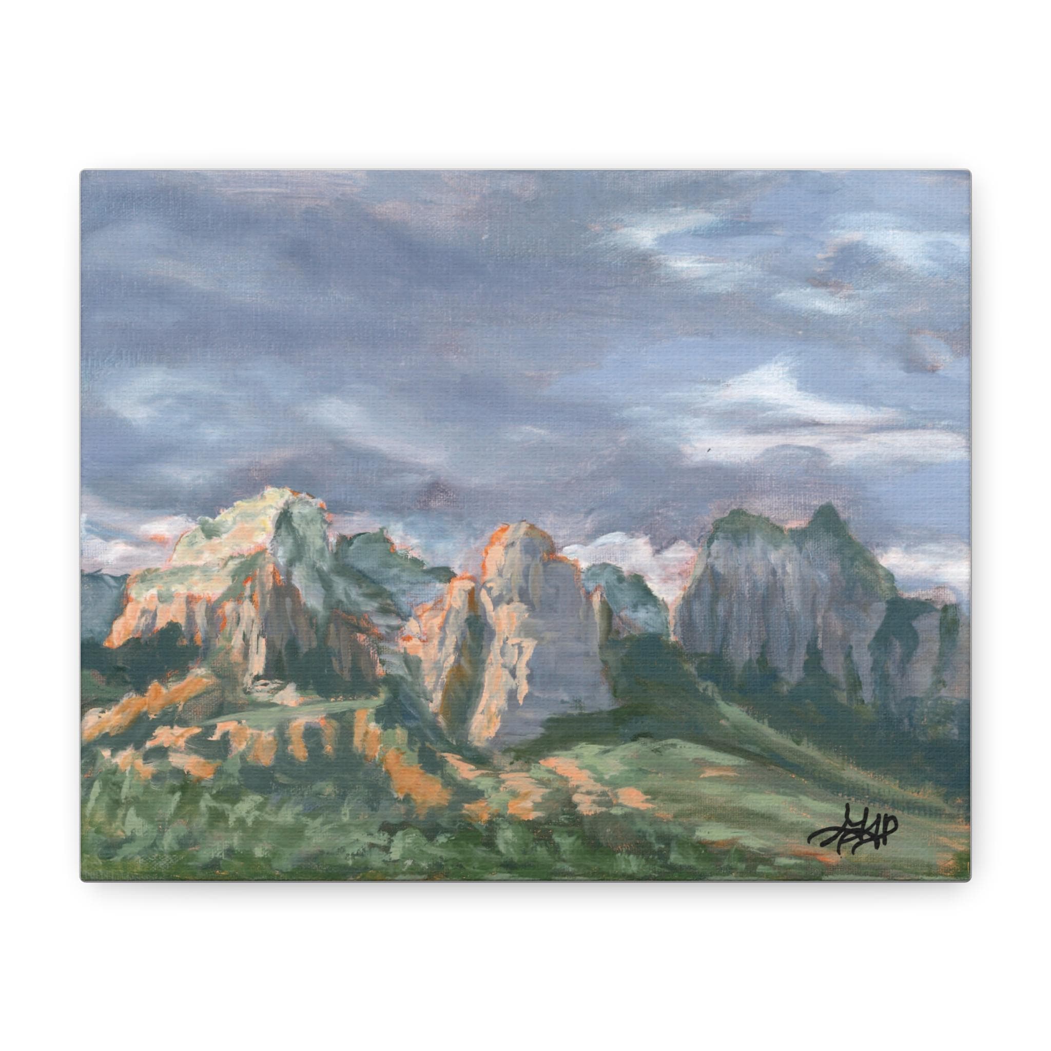 Late Autumn Storm/Sedona Red Rocks/ Schnebly