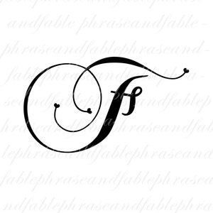 Letter F Hearts 277 Digital Download Alphabet Initial Name Glyph Character Font Typography Clip Art image 2