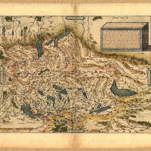 1500 年代の古代地図作成からのスイスの地図 ヴィンテージ デジタル画像のダウンロード チューリッヒ ジュネーブ バーゼル ベルン 099