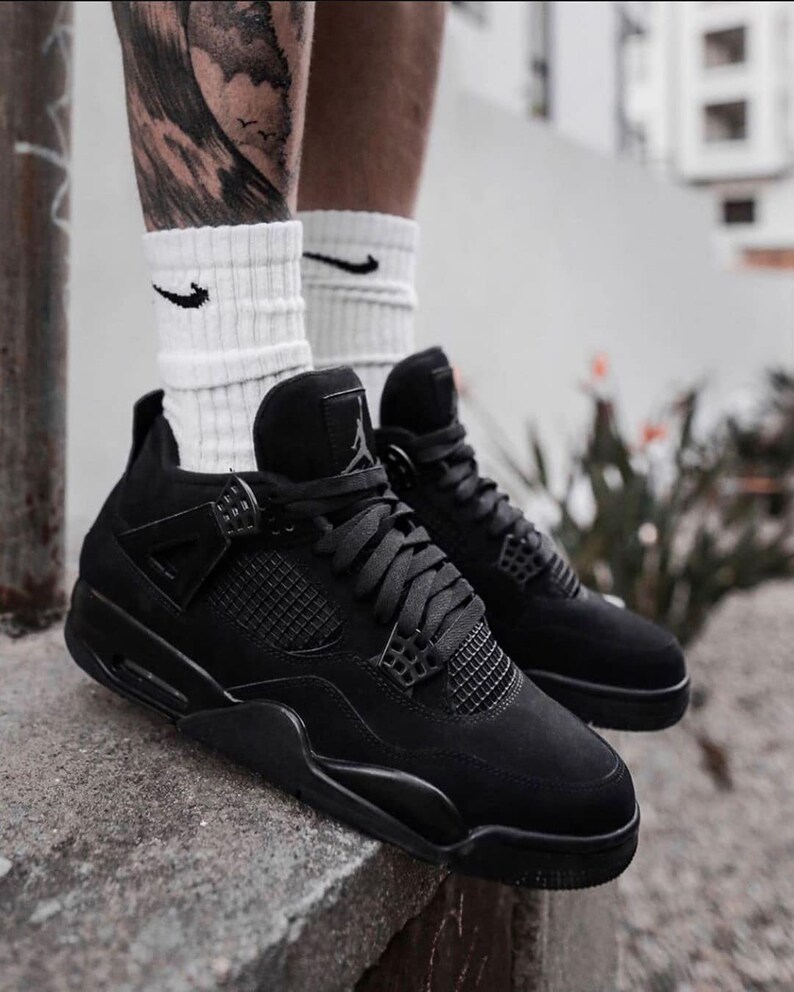 Jordan 4 Black Cat | Etsy
