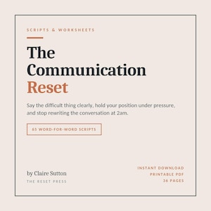 Guiones para conversaciones difíciles / 65 plantillas de comunicación asertiva / Cuaderno de ejercicios sobre límites y cómo decir no / Descarga instantánea en PDF imprimible