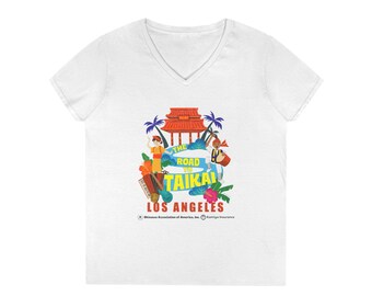 T-shirt ufficiale "The Road to Taikai Los Angeles" / Maglietta da donna con scollo a V