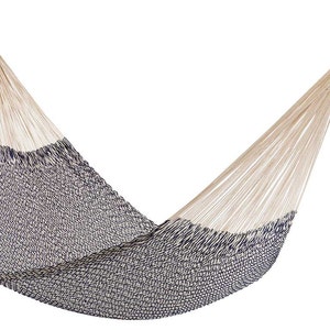 Cotton Rope Hammock: Montauk (Navy + White) | Free Shipping