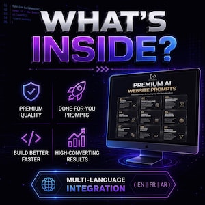 PLR AI Web Design Prompt Framework, 9 webbplatsarkitekturfrågor, inte en kodad mall