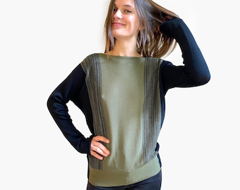 Pullover Matrix / 100%Schurwolle(Merino)