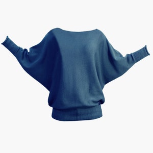 Bat-jumper from poor Wool Blue