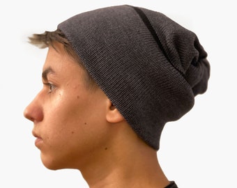 knitted Beany from poor Wool (Merino)