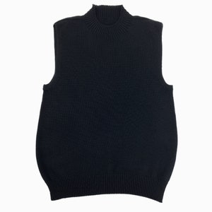 Sweater Vest from Poor New Wool Black