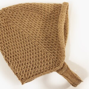 Fine bonnet knitted from Cashmere/Silk/Merino image 6