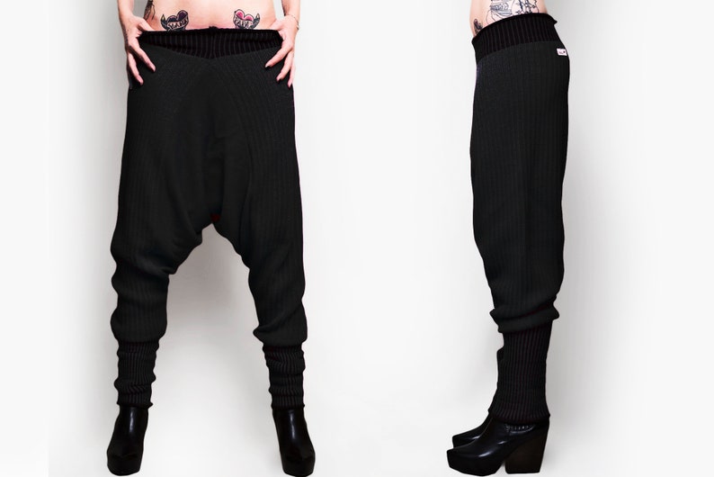 Knitted Saroueltrouser Black