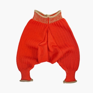 Sarouelhose / 100%SchurwolleMerino Orange