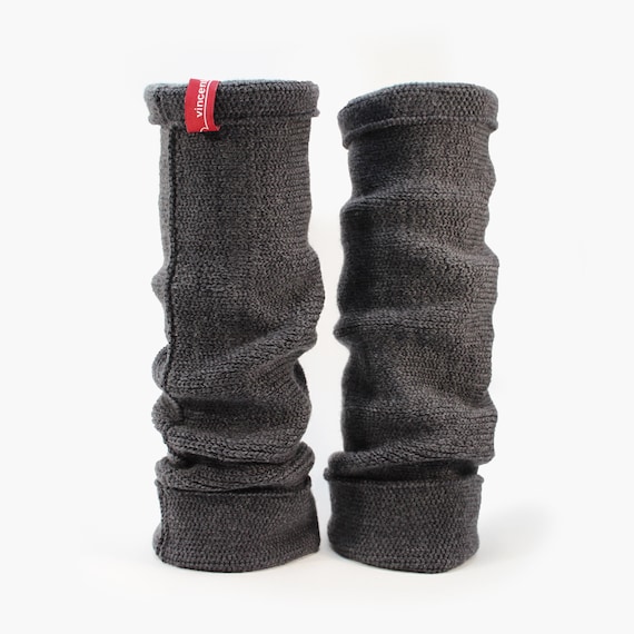 Nanxson Dames Beenwarmers Winter Geribde Gebreide Beenwarmersokken Voor Jaren 80 Partij Dans Sport Yoga (Donker Rood