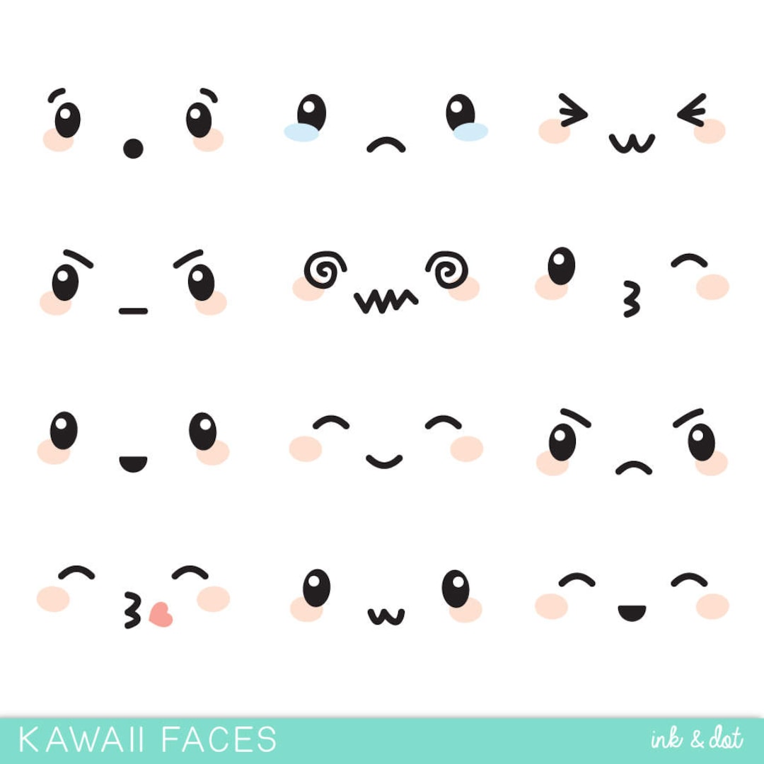 Collection of Cartoon Faces Expressions. Emoticons in Anime Style. Vector  Illustration of Emotions for Your Design, Game, Card. Stock Vector -  Illustration of character, anime: 132170644