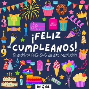 Clipart Cumpleaños Niño, Gráficos Pastel Cumpleaños, Invitaciones Cumpleaños Infantiles, Feliz Cumpleaños – Descarga Instantánea