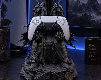 Supporto per controller Dark Fantasy, supporto per controller da gioco, decorazione per sala giochi stampata in 3D, regalo per gamer gotico, supporto per PS5, Xbox e Switch