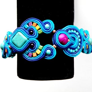 Soutache pulsera Ocean imagen 4