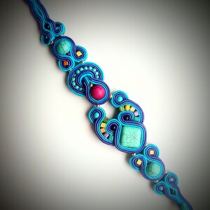 Soutache pulsera Ocean imagen 7