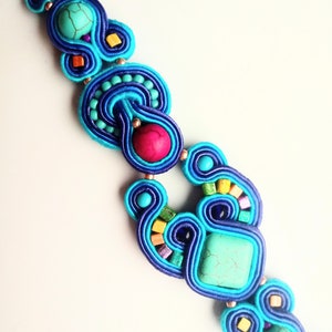 Soutache pulsera Ocean imagen 9