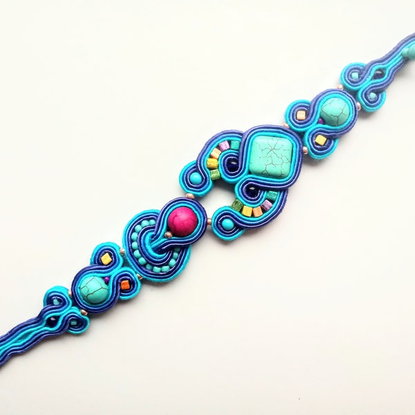 Soutache pulsera Ocean