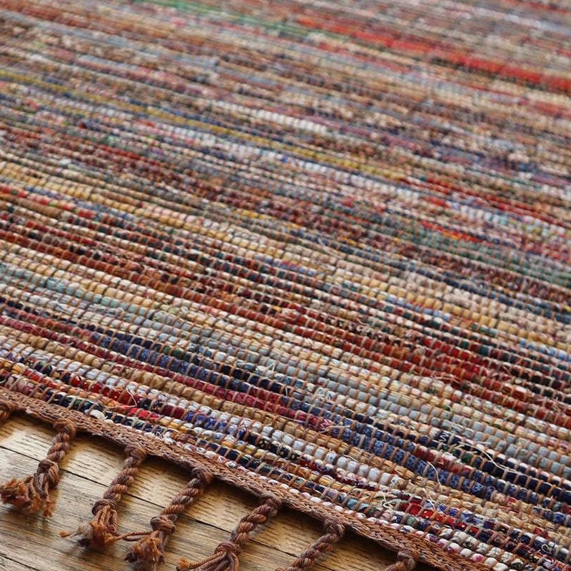 Upcycled Rag Rug - Etsy
