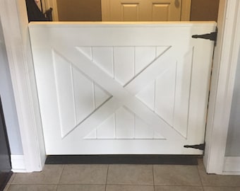 Custom Barn Door Baby Gate Rustic Pet And Baby Gate Etsy