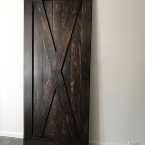Custom Built Full X Sliding Barn Door