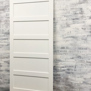 Custom Five Panel Sliding Barn Door