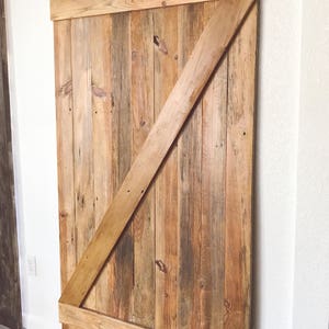 Custom Reclaimed Wood Sliding Barn Door
