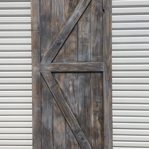 Custom British Brace Barn Door